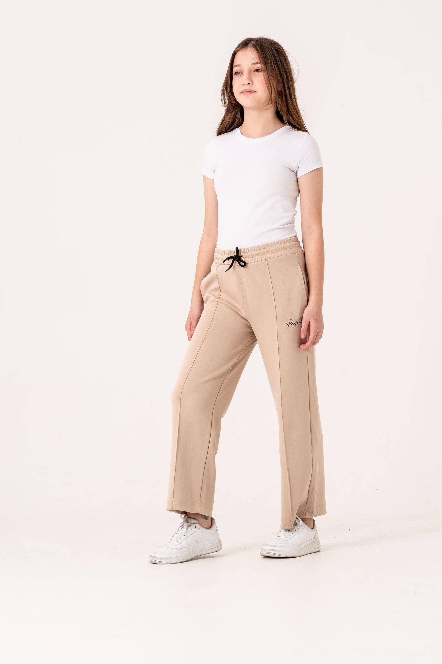 Oysho Önü Nevrüllü Perfent Baskılı Kız Çocuk Eşofman Alt