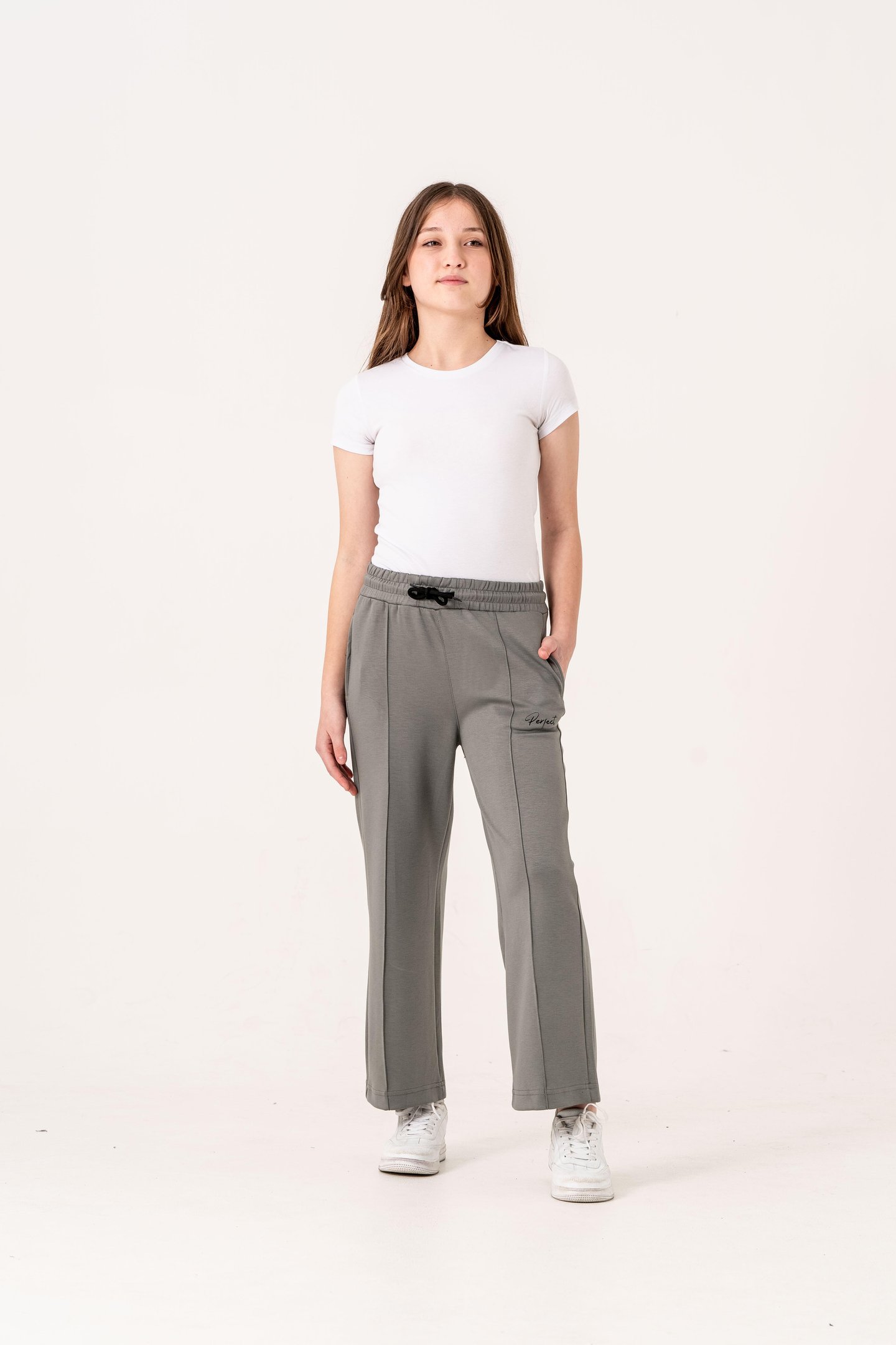 Oysho Önü Nevrüllü Perfent Baskılı Kız Çocuk Eşofman Alt