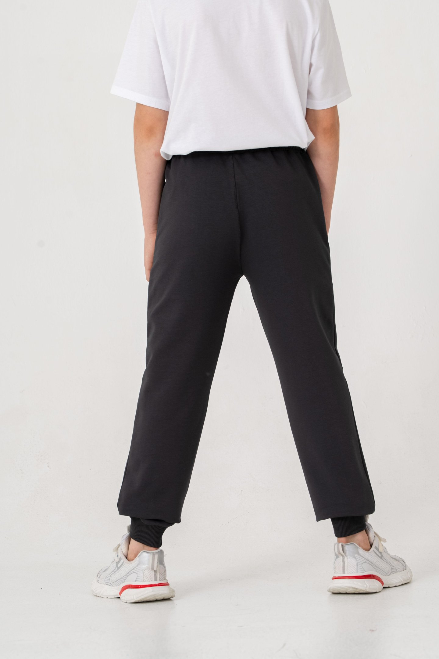 Paça Ribanalı Cep Fermuarlı Erkek Çocuk Eşofman Alt