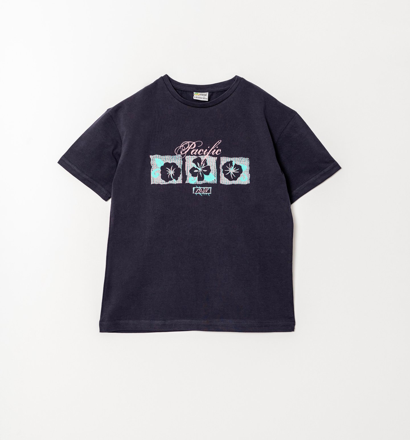 Pacific 1954 Çiçek Baskılı Kız Çocuk Tişört T-shirt