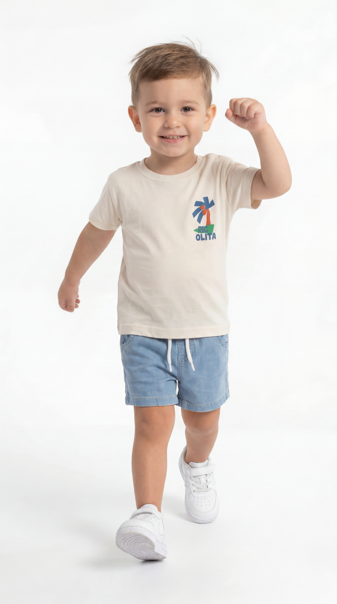 Palmiye Baskılı Erkek Bebek Alt Üst Takım
