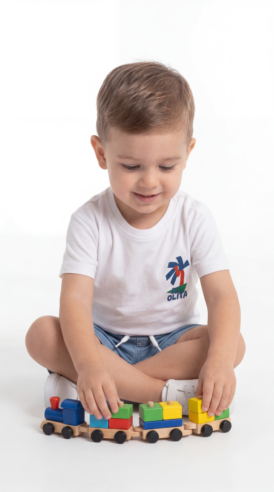 Palmiye Baskılı Erkek Bebek Alt Üst Takım