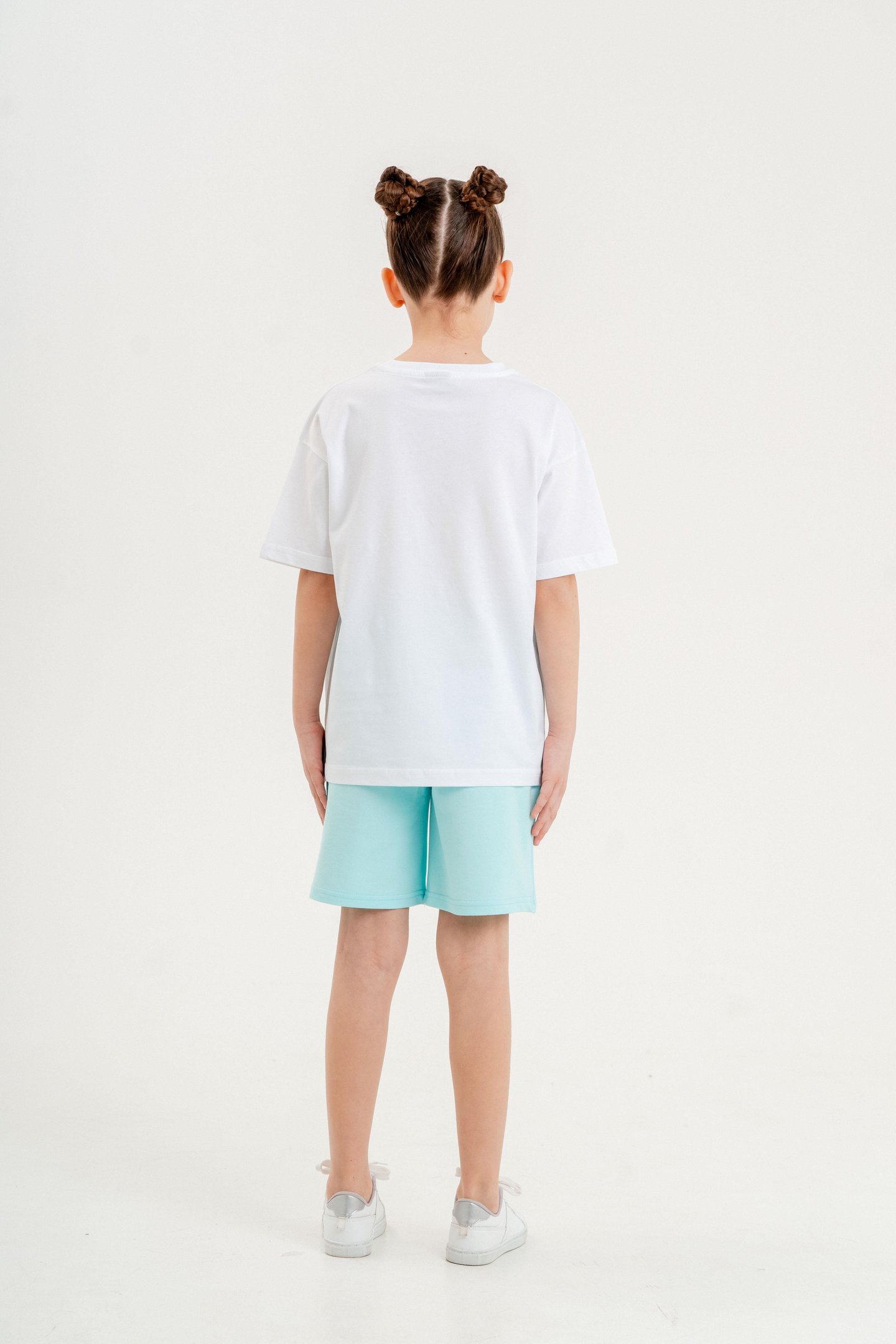 Plant Seeds Of Love Nap Kindness Baskılı Kız Çocuk T-shirt Şort Alt-Üst Takımı