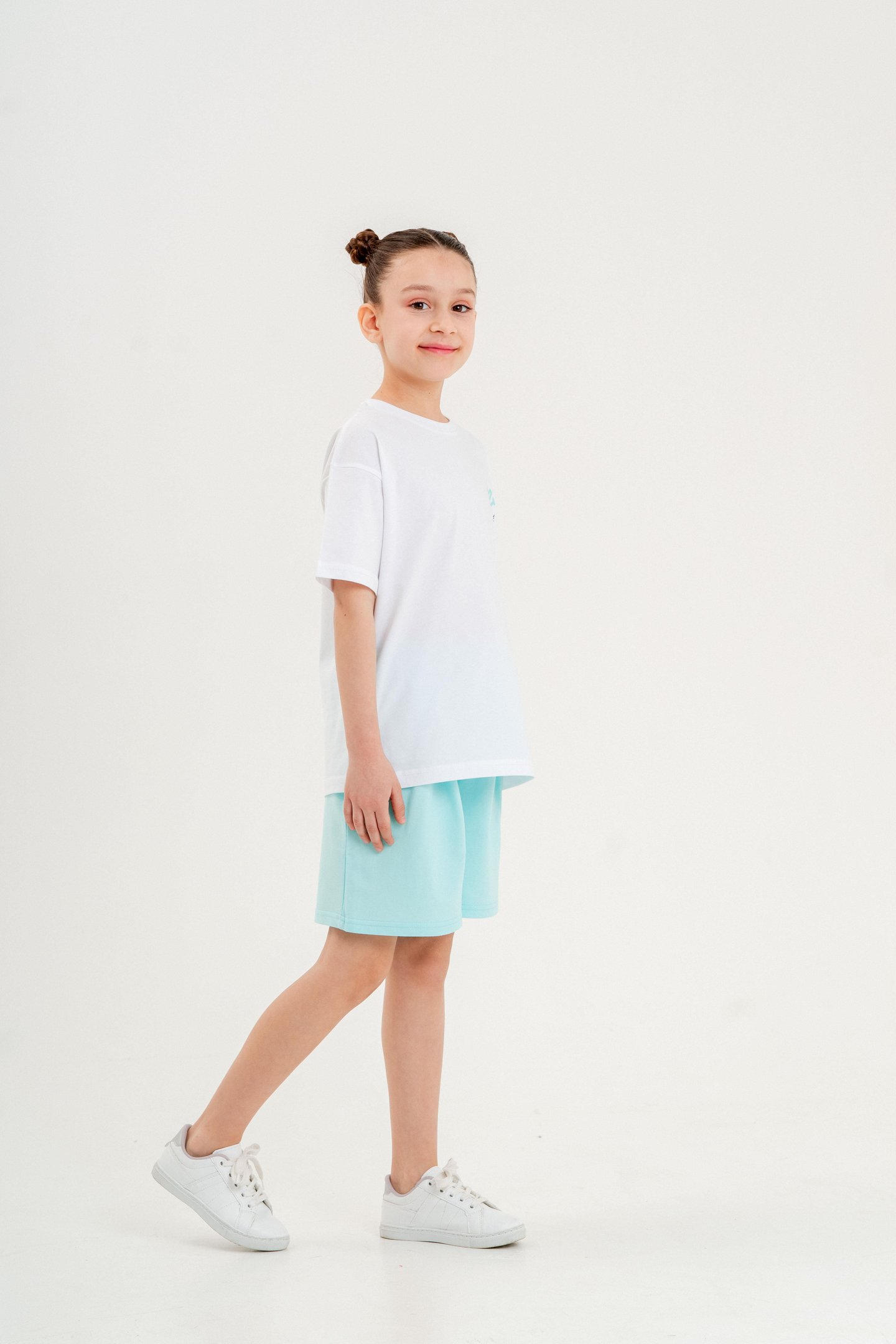 Plant Seeds Of Love Nap Kindness Baskılı Kız Çocuk T-shirt Şort Alt-Üst Takımı