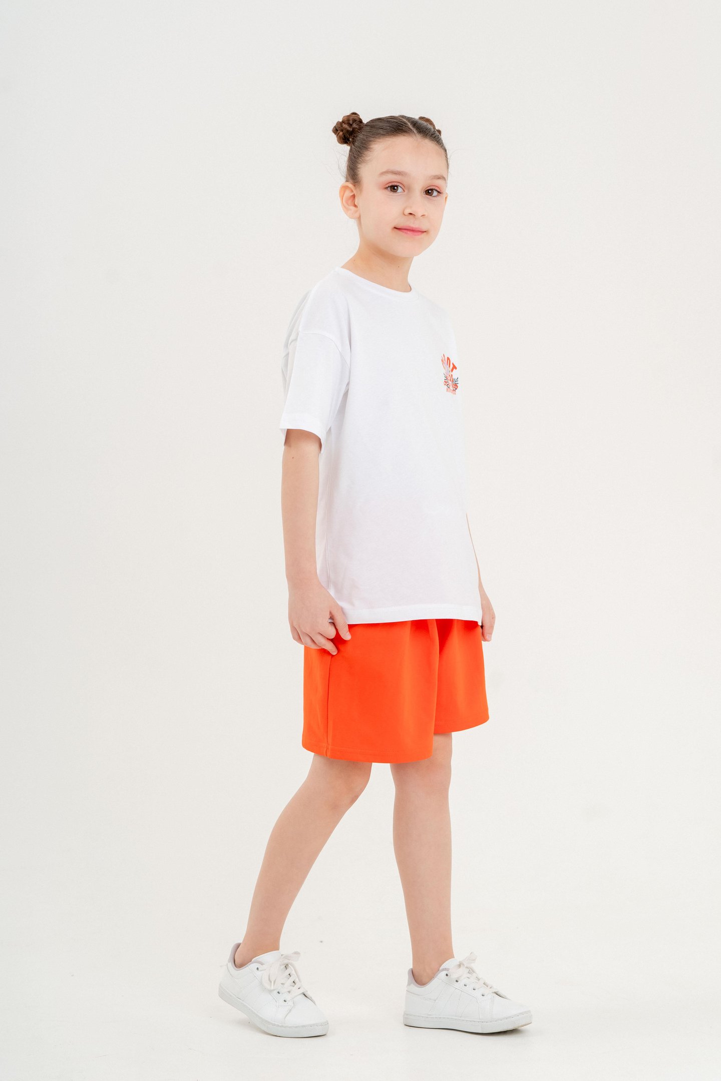 Plant Seeds Of Love Nap Kindness Baskılı Kız Çocuk T-shirt Şort Alt-Üst Takımı