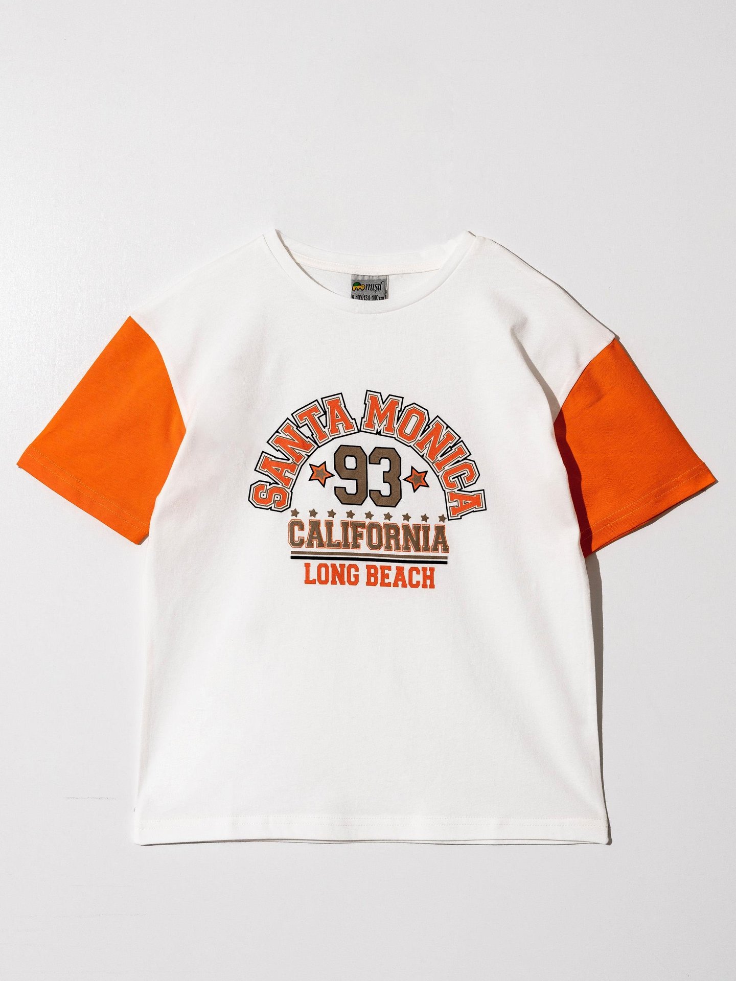 Santa Monica Long Beach  Baskılı Kız Çocuk T-shirt