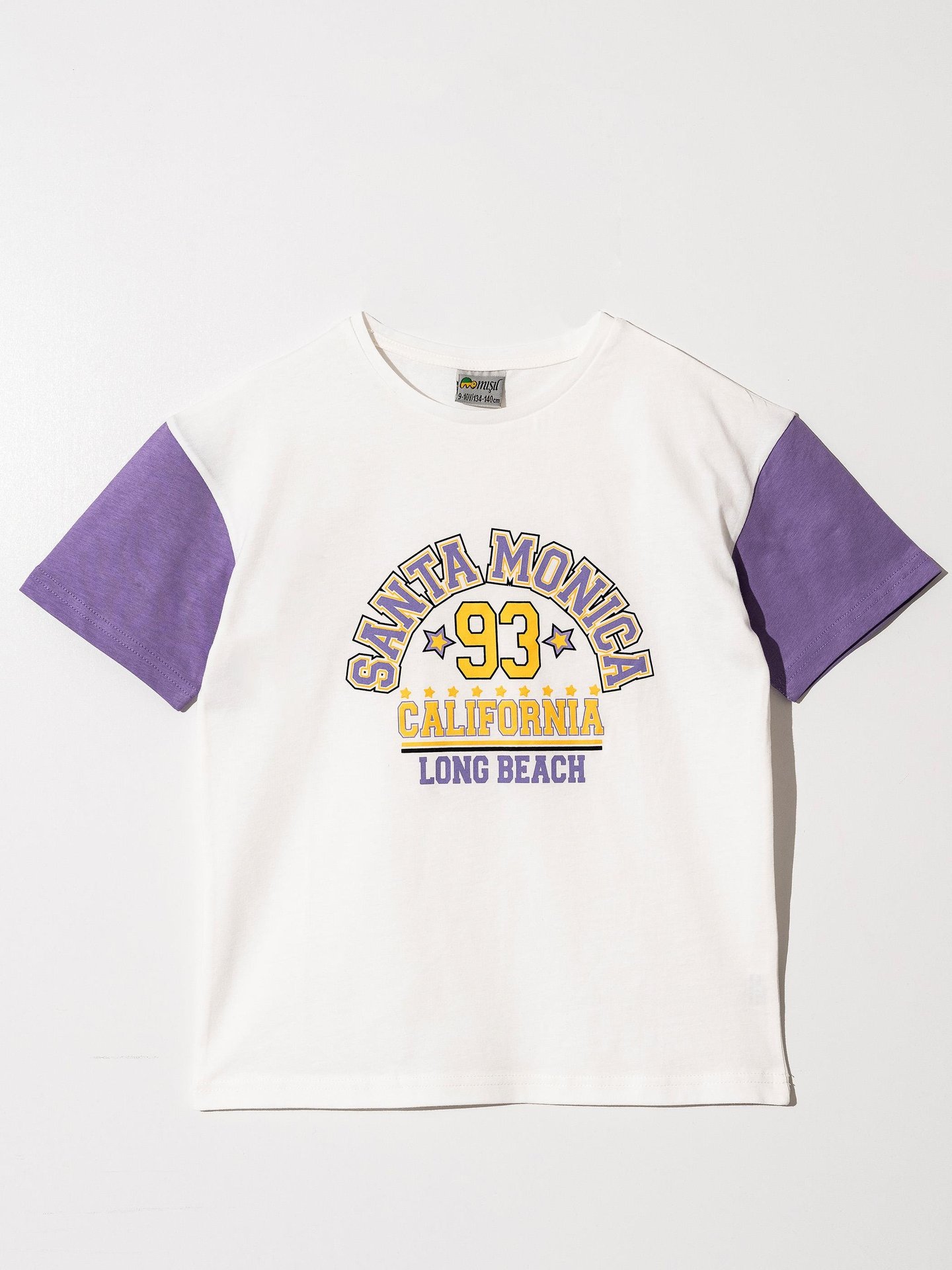 Santa Monica Long Beach  Baskılı Kız Çocuk T-shirt