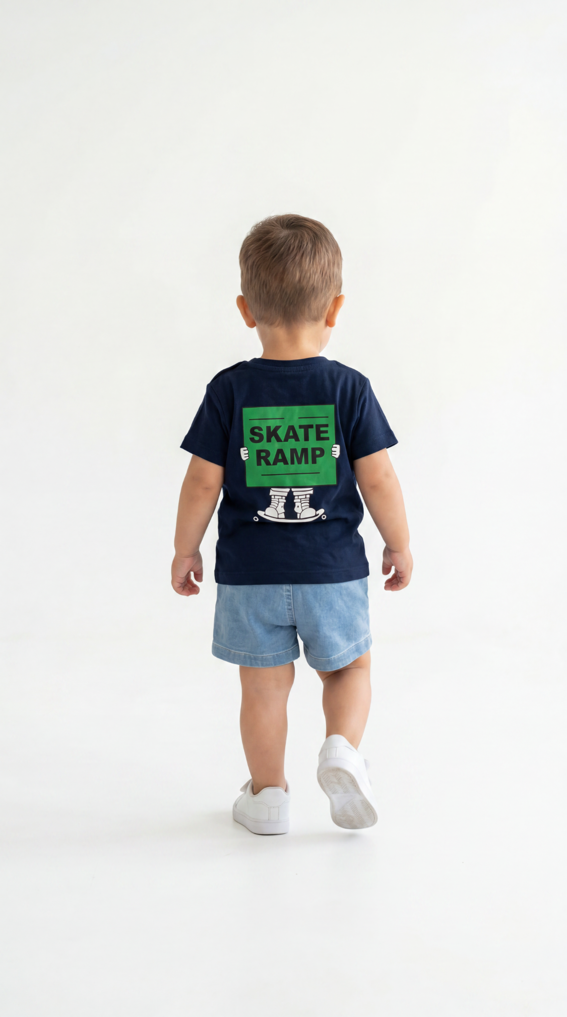 Skate Ramp Baskılı Erkek Bebek Alt Üst Takım