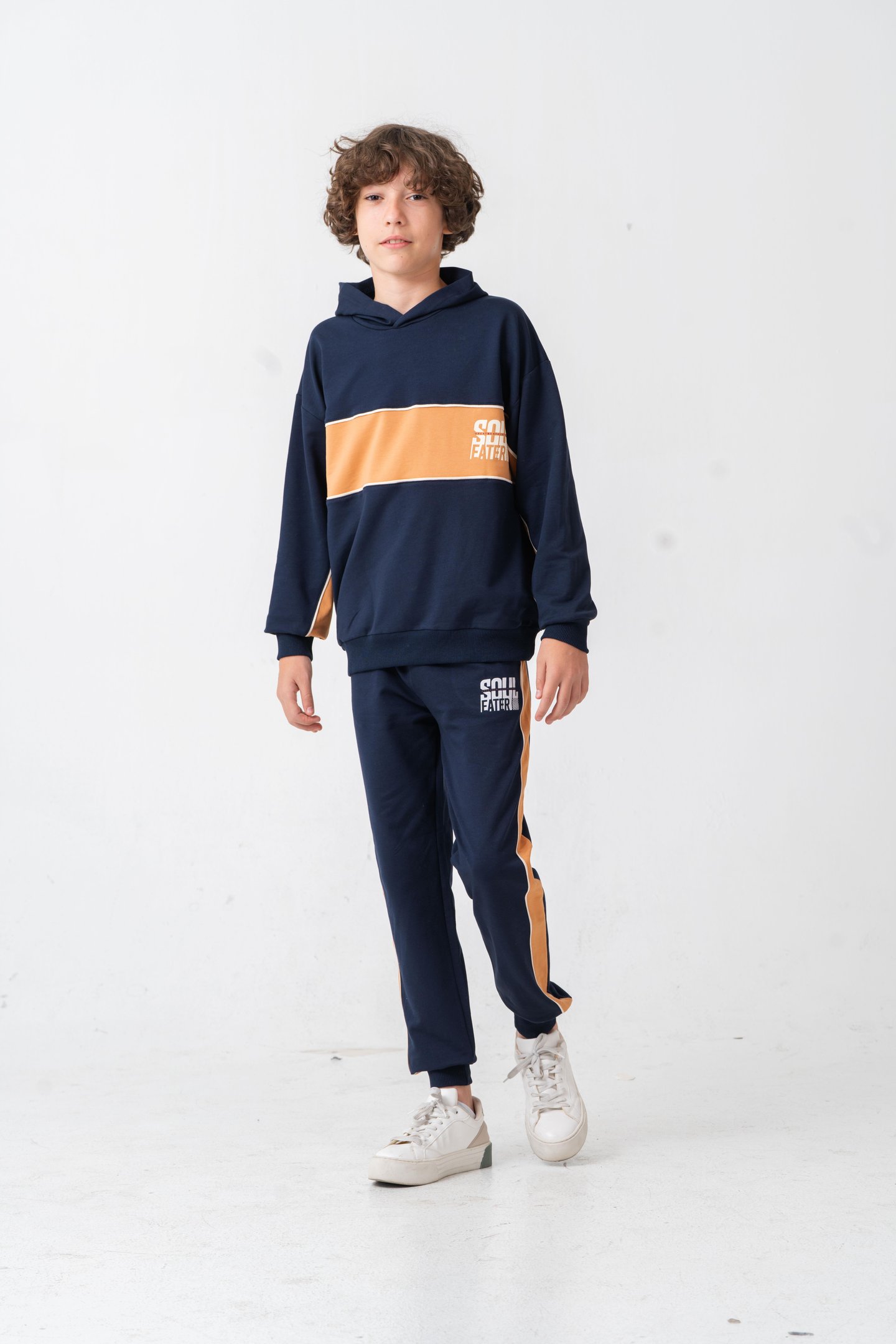 Soul Fater Great Mental Attitude Baskılı Erkek Çocuk Alt Üst Eşofman Takımı