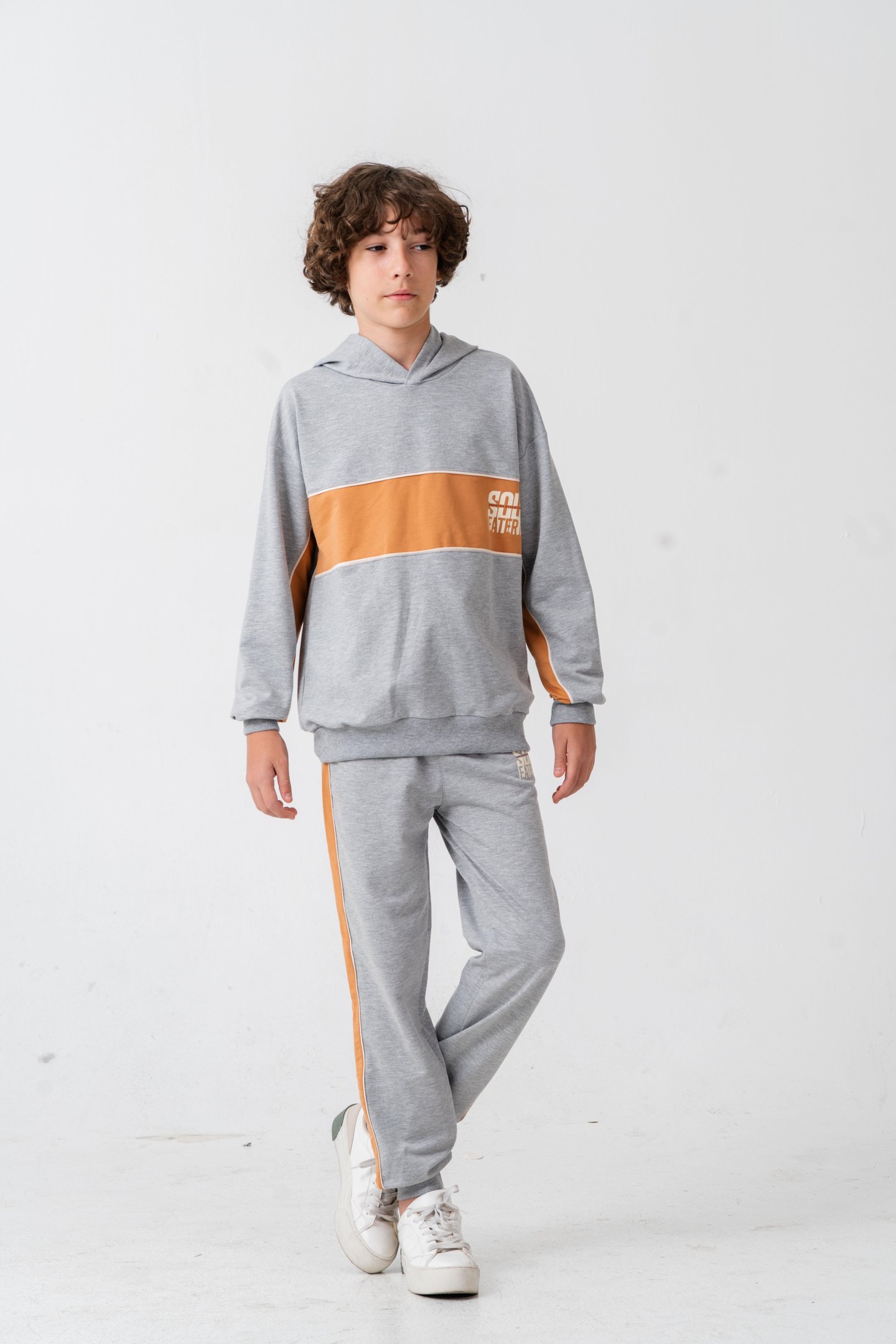 Soul Fater Great Mental Attitude Baskılı Erkek Çocuk Alt Üst Eşofman Takımı