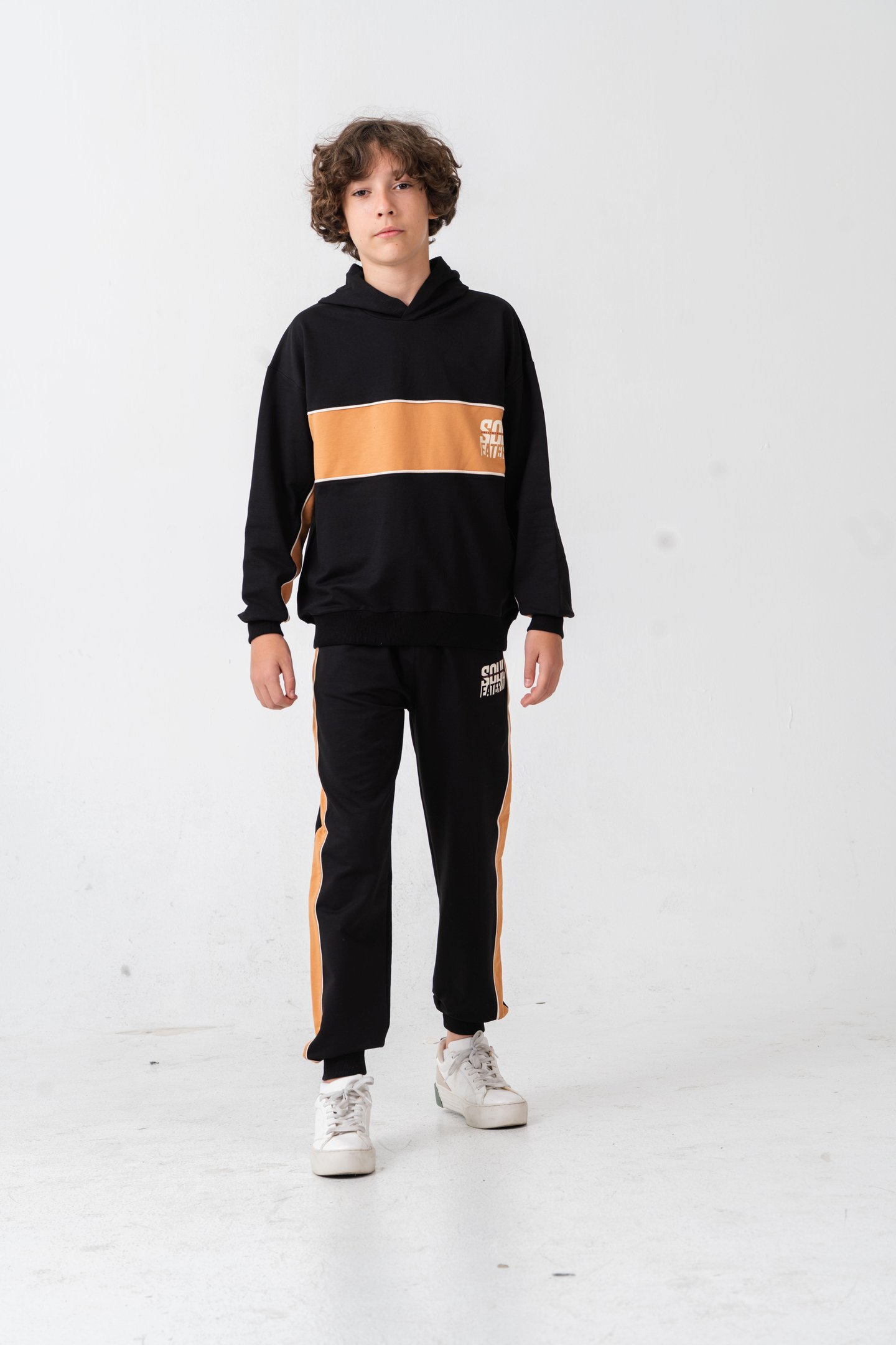 Soul Fater Great Mental Attitude Baskılı Erkek Çocuk Alt Üst Eşofman Takımı