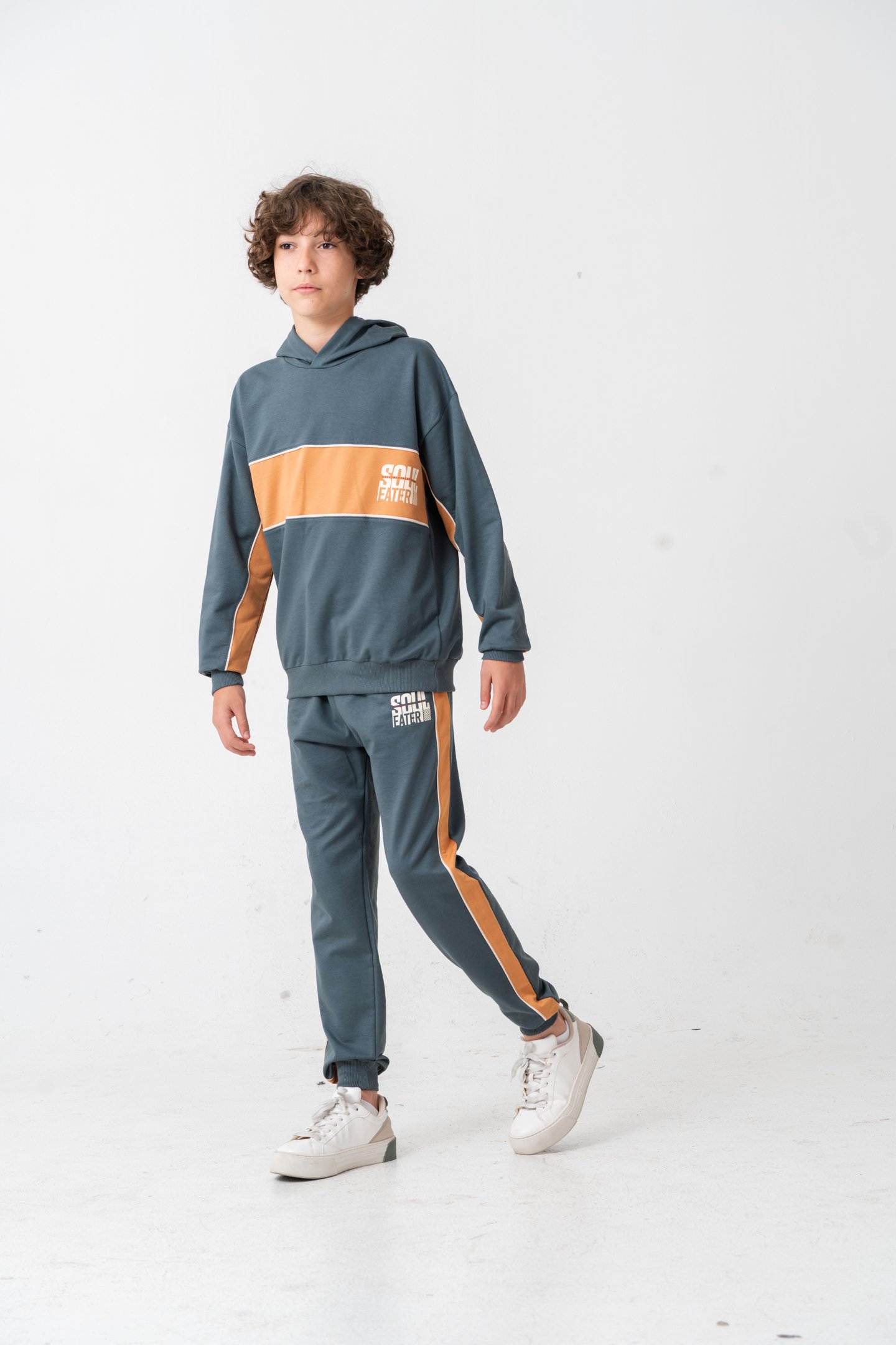 Soul Fater Great Mental Attitude Baskılı Erkek Çocuk Alt Üst Eşofman Takımı