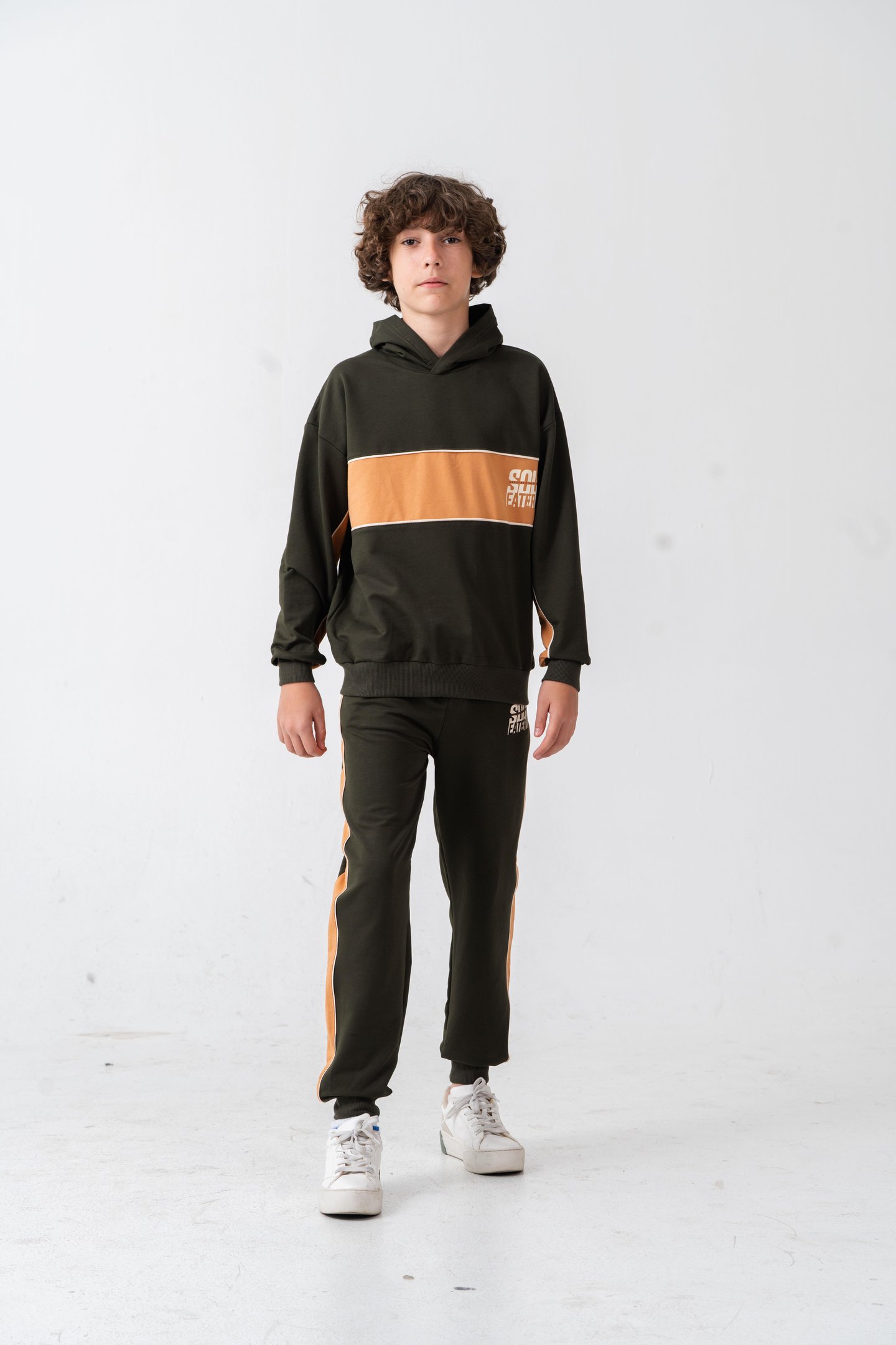 Soul Fater Great Mental Attitude Baskılı Erkek Çocuk Alt Üst Eşofman Takımı