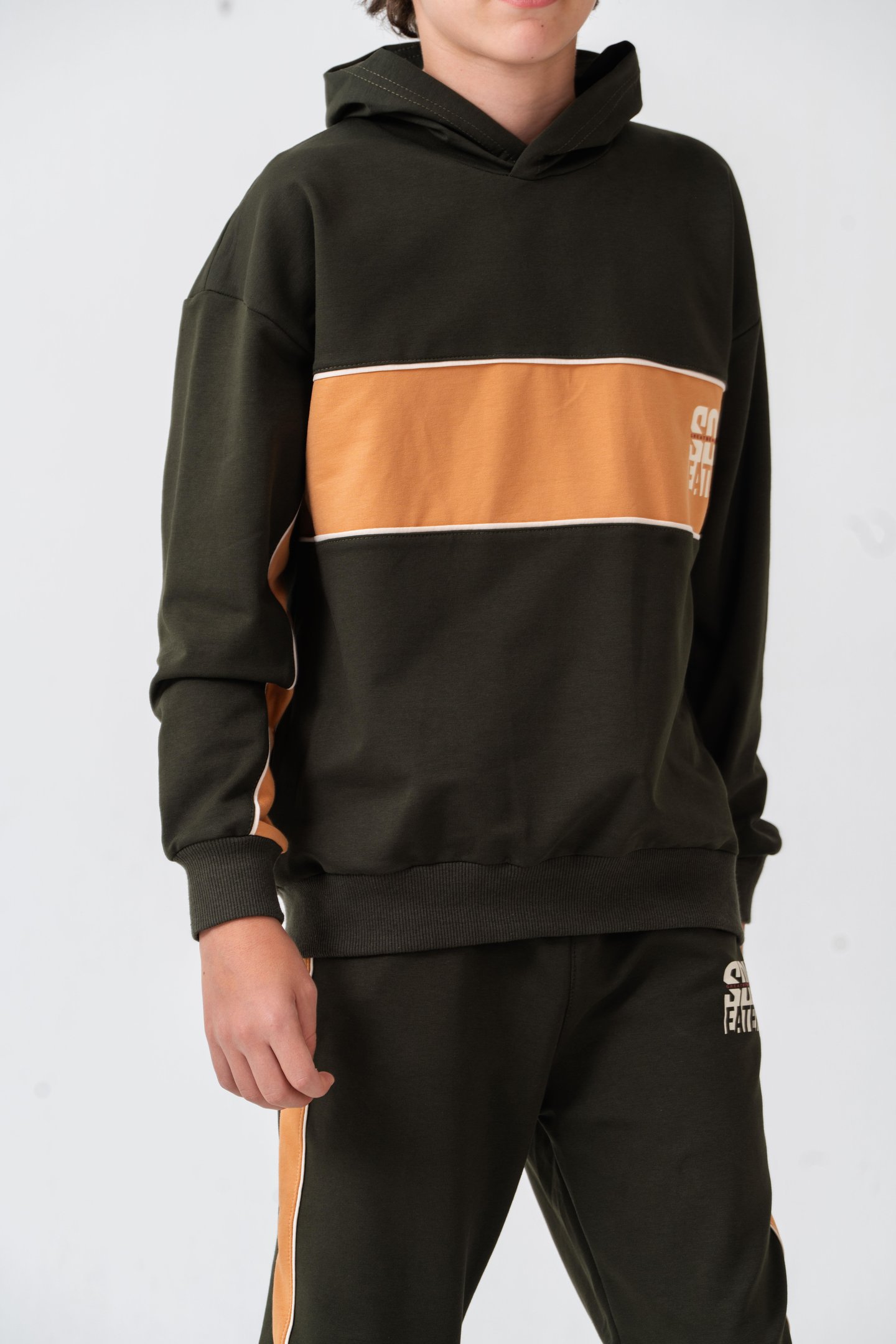 Soul Fater Great Mental Attitude Baskılı Erkek Çocuk Alt Üst Eşofman Takımı