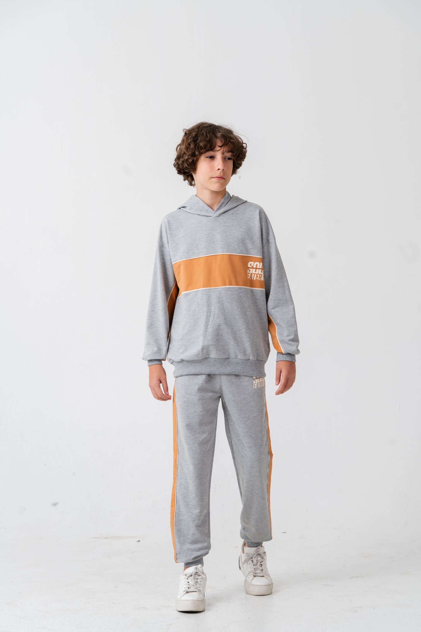 Soul Fater Great Mental Attitude Baskılı Erkek Çocuk Alt Üst Eşofman Takımı