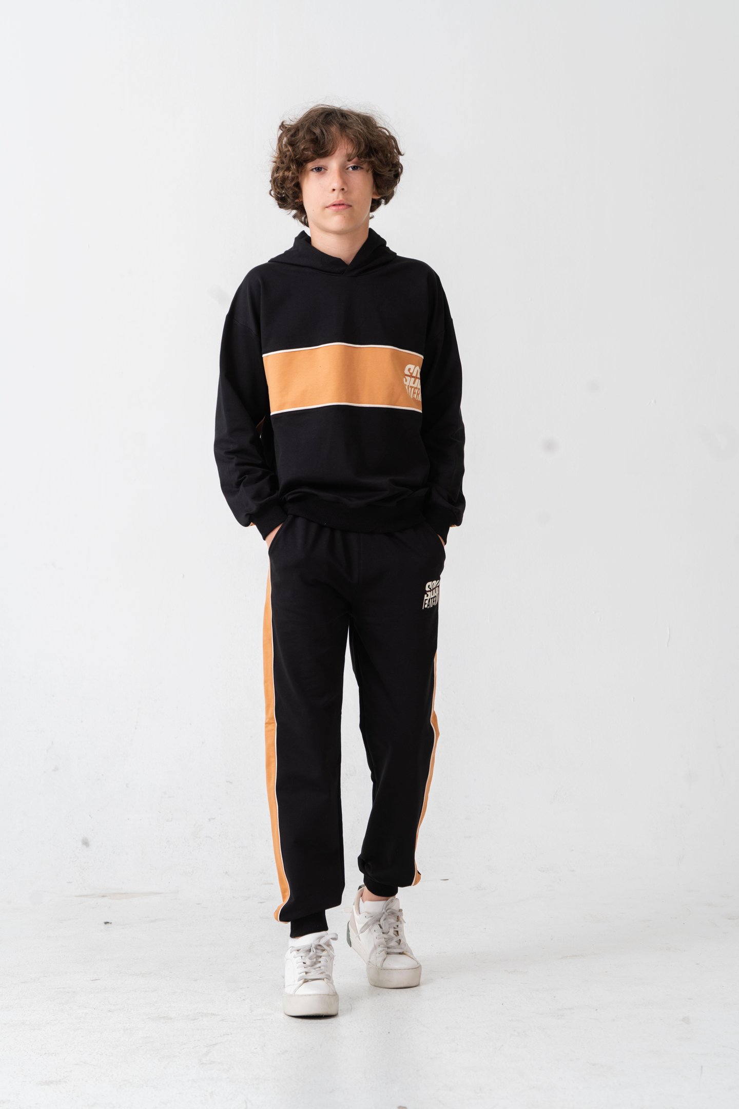 Soul Fater Great Mental Attitude Baskılı Erkek Çocuk Alt Üst Eşofman Takımı