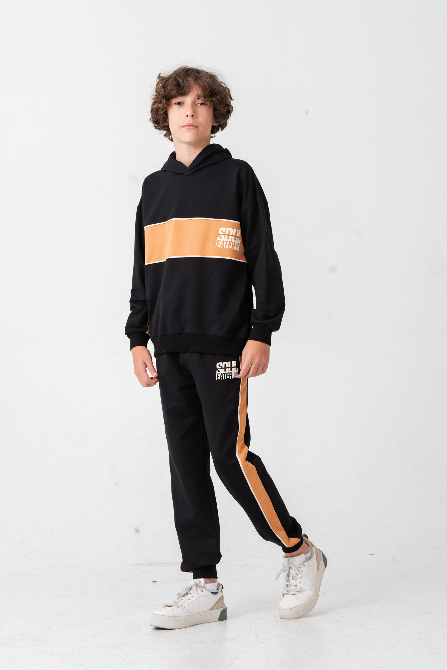 Soul Fater Great Mental Attitude Baskılı Erkek Çocuk Alt Üst Eşofman Takımı