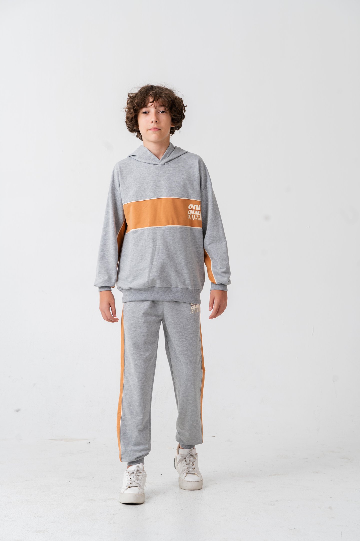 Soul Fater Great Mental Attitude Baskılı Erkek Çocuk Alt Üst Eşofman Takımı