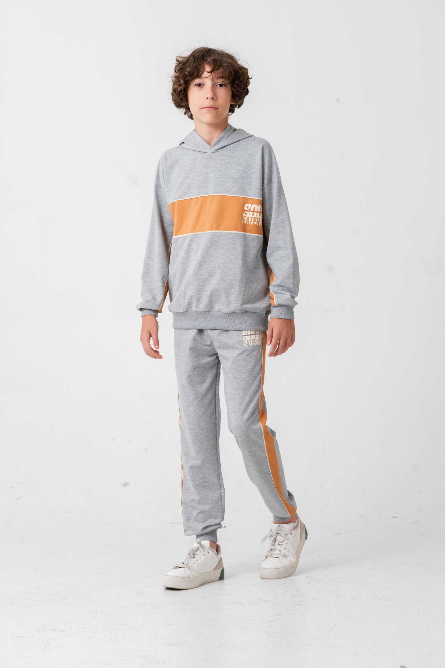 Soul Fater Great Mental Attitude Baskılı Erkek Çocuk Alt Üst Eşofman Takımı