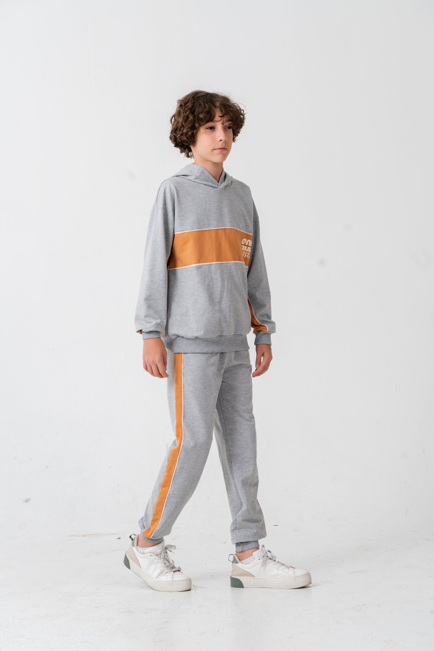 Soul Fater Great Mental Attitude Baskılı Erkek Çocuk Alt Üst Eşofman Takımı