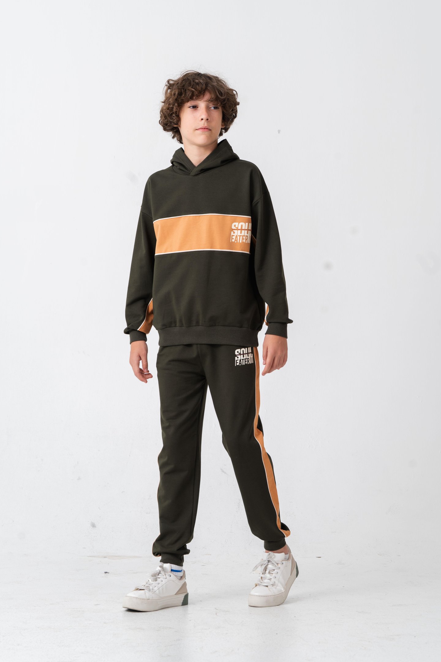 Soul Fater Great Mental Attitude Baskılı Erkek Çocuk Alt Üst Eşofman Takımı