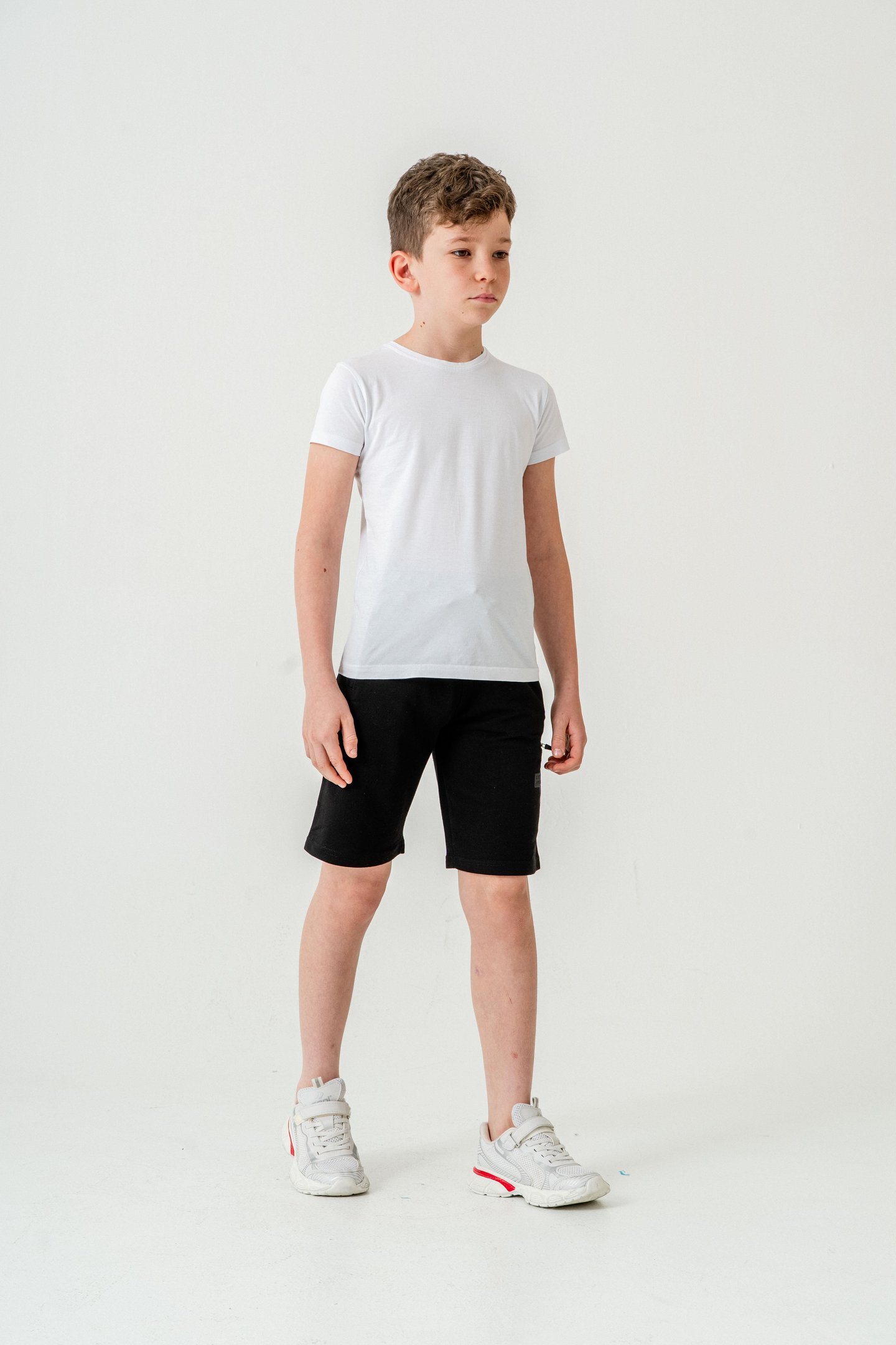 Stay  Good Baskılı Cep Fermuarlı Erkek Çocuk Şort