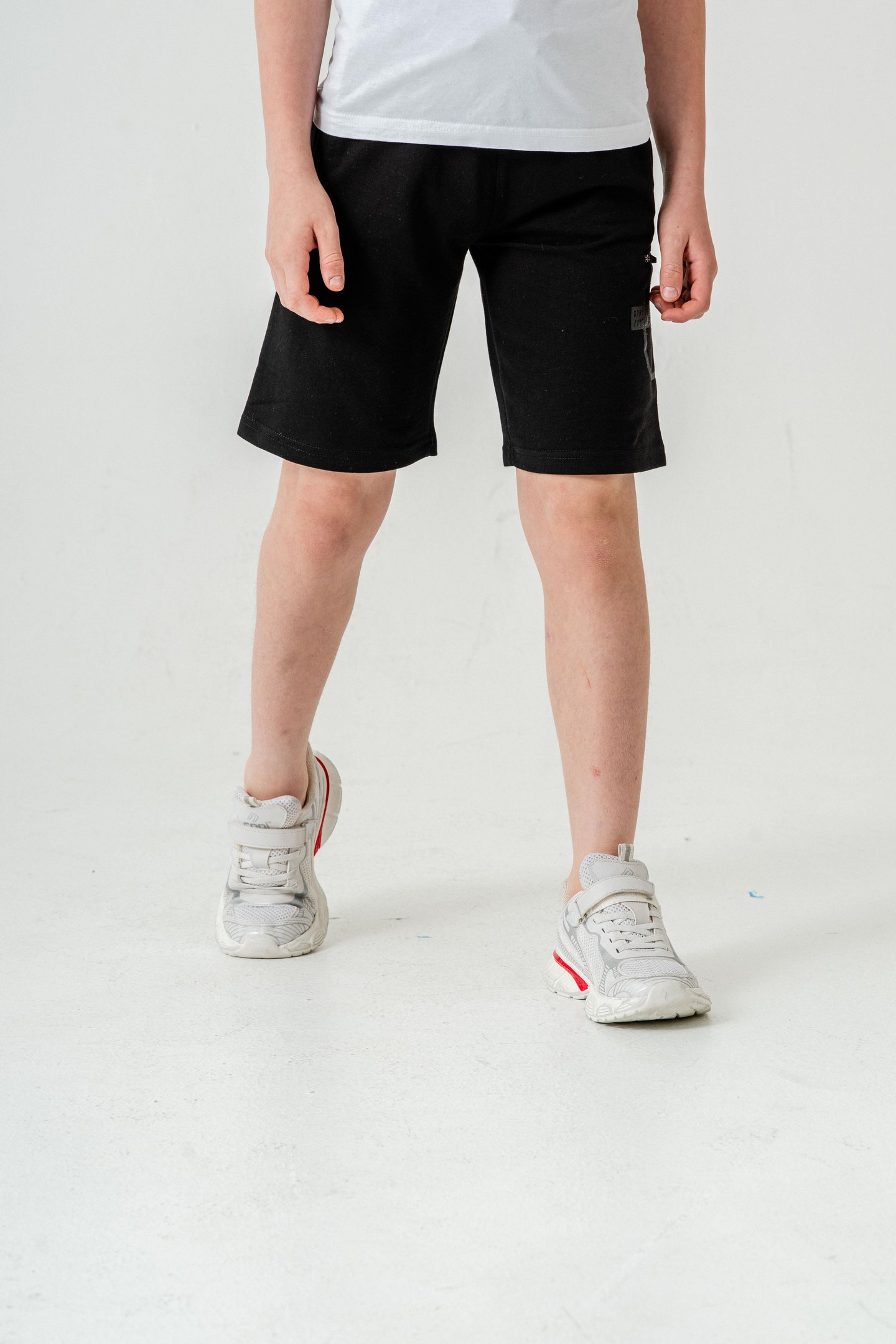 Stay  Good Baskılı Cep Fermuarlı Erkek Çocuk Şort