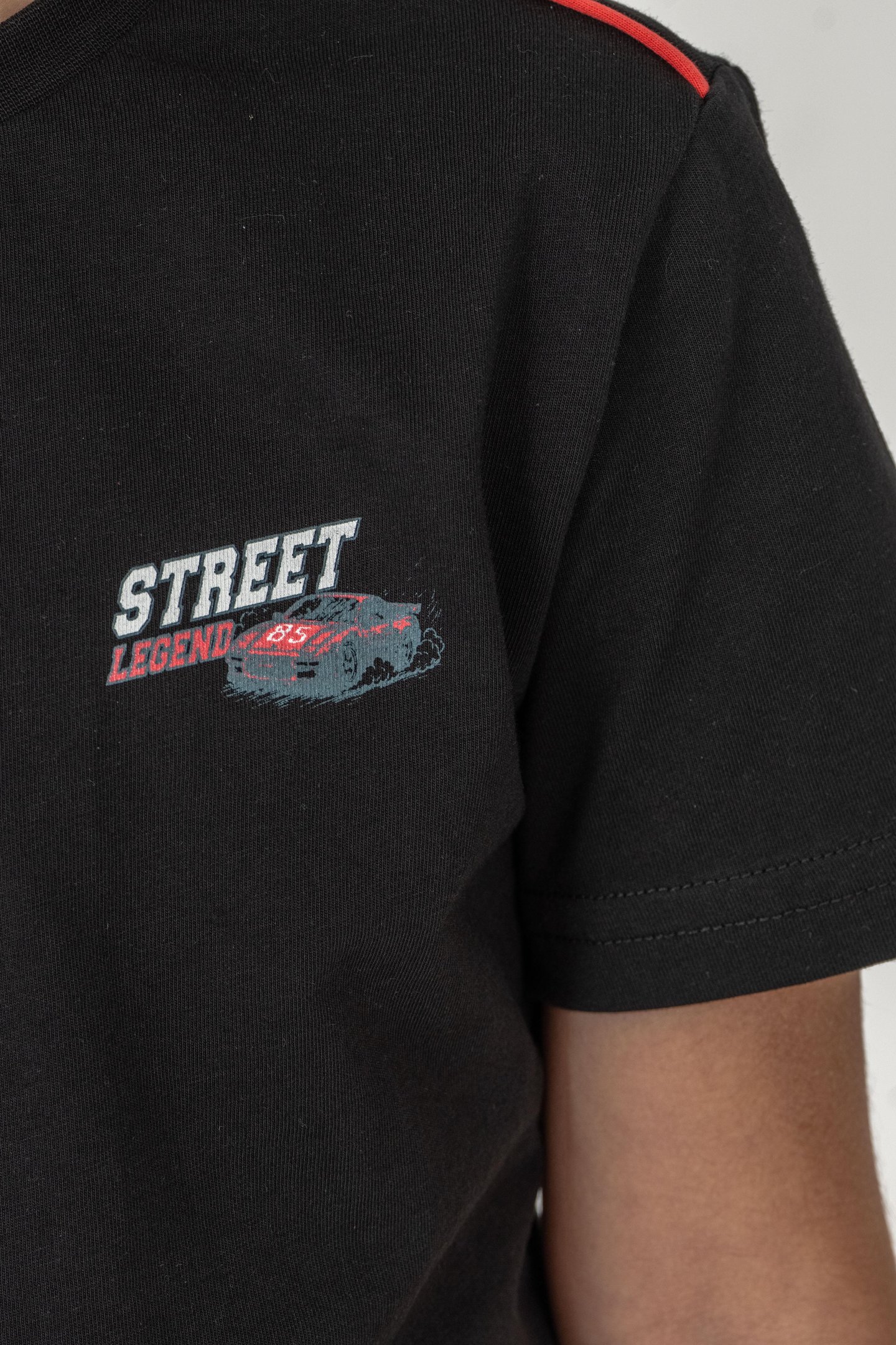 Street Legend Baskılı Erkek Çocuk Şort - Tişört Takımı