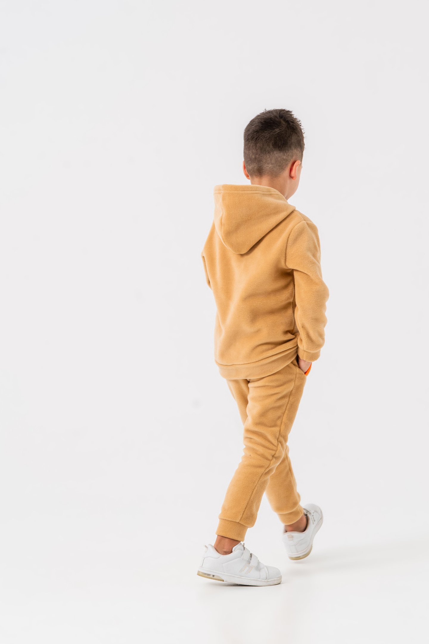 Tavşan Armalı Polar Erkek Çocuk Alt-Üst Eşofman Takımı