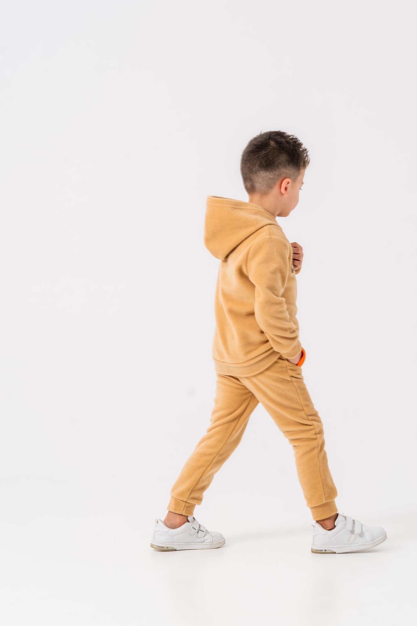 Tavşan Armalı Polar Erkek Çocuk Alt-Üst Eşofman Takımı