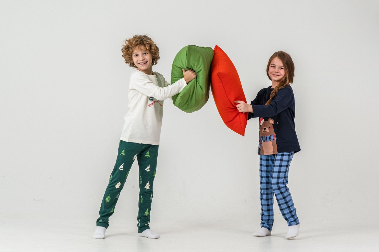 Tüm Alan Baskılı  Erkek Çocuk Pijama Takım