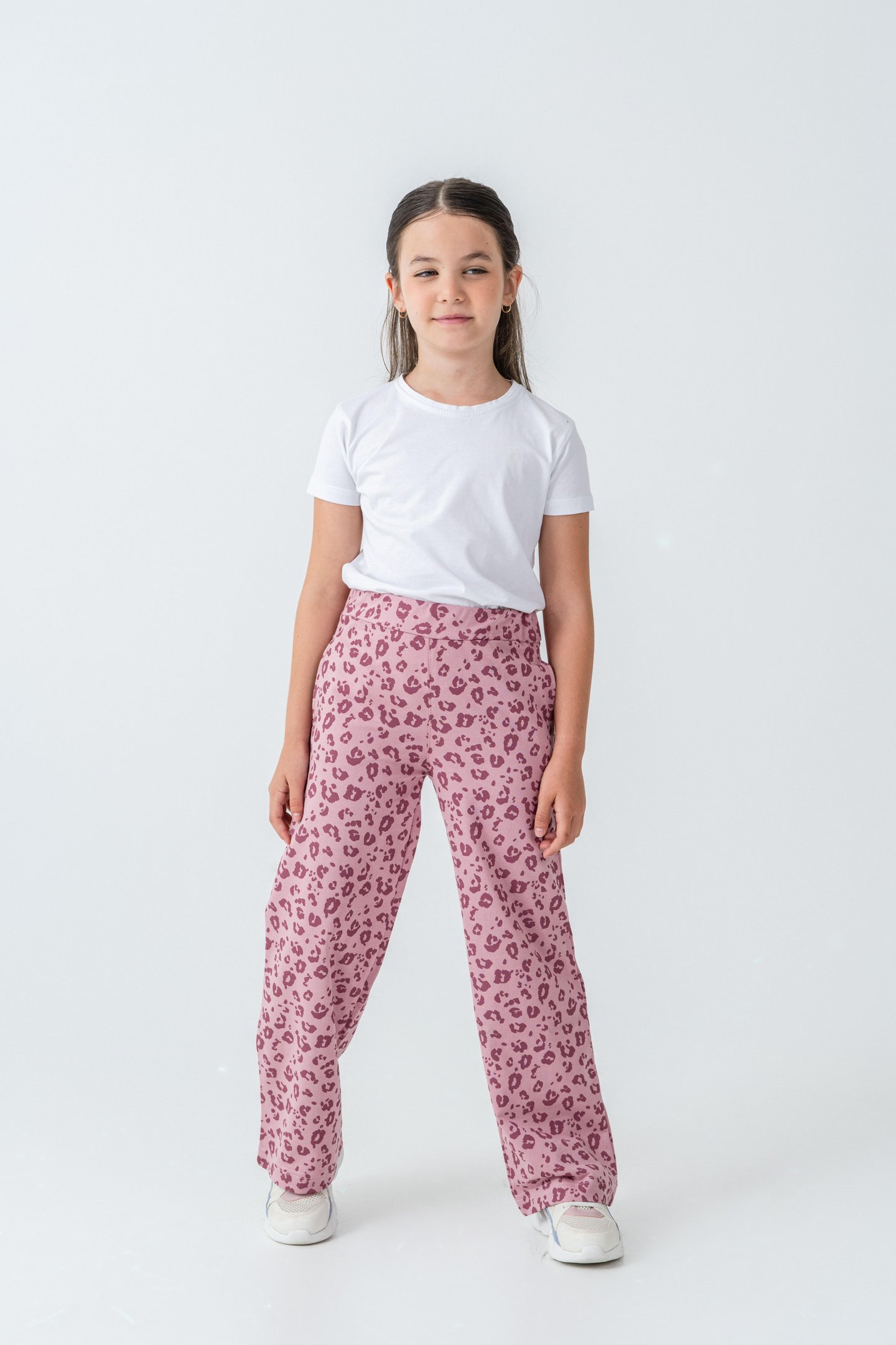 Tüm Alan Baskılı Kız Çocuk Eşofman Altı