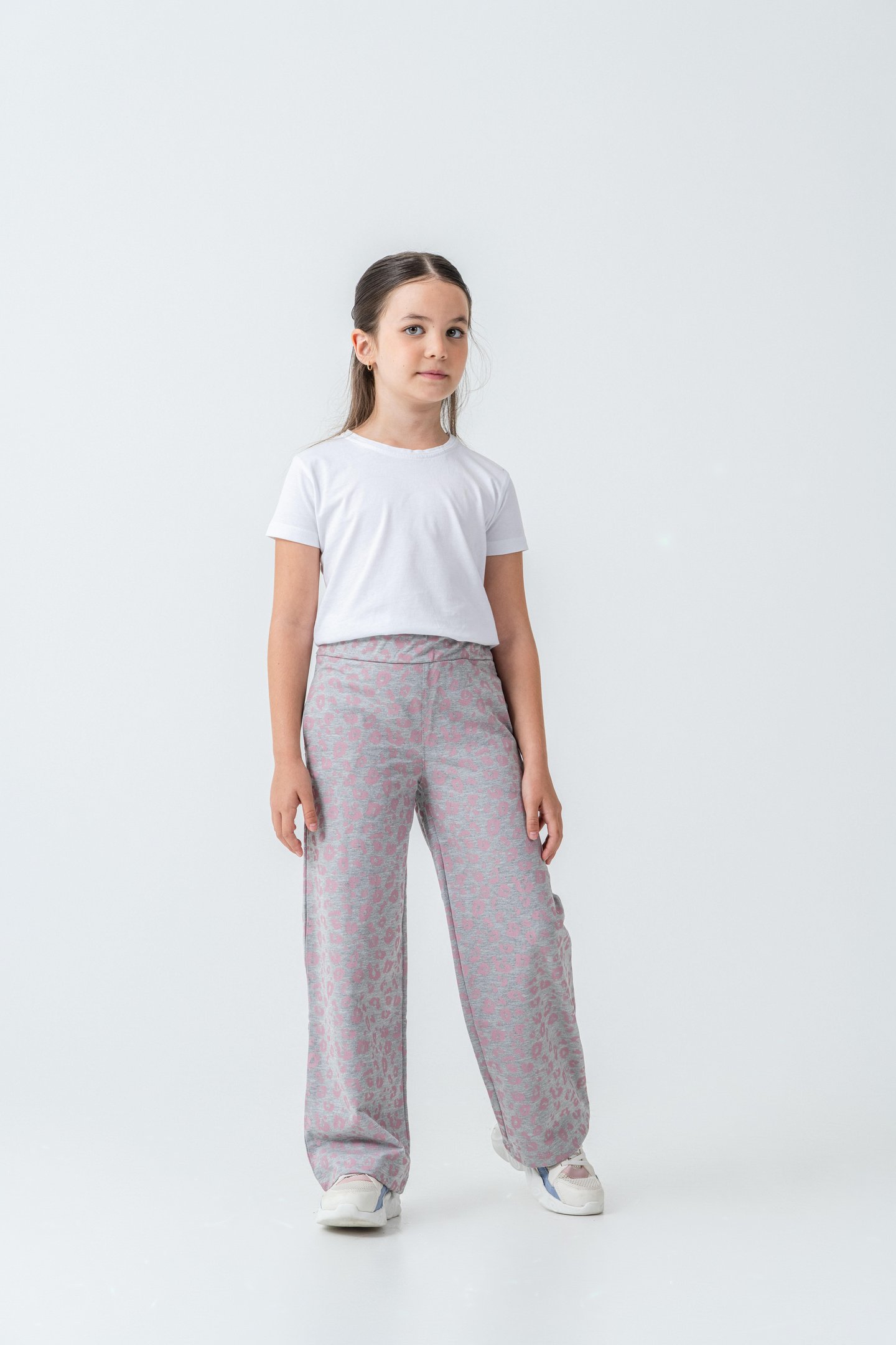 Tüm Alan Baskılı Kız Çocuk Eşofman Altı