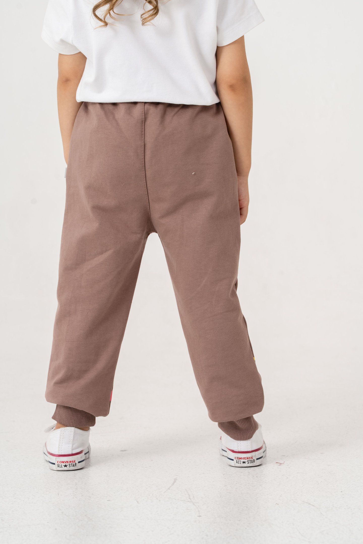 Tüm Alan Baskılı Kız Çocuk Eşofman Altı