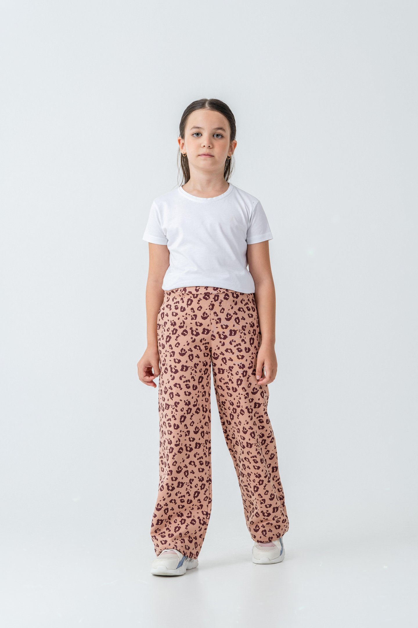 Tüm Alan Baskılı Kız Çocuk Eşofman Altı