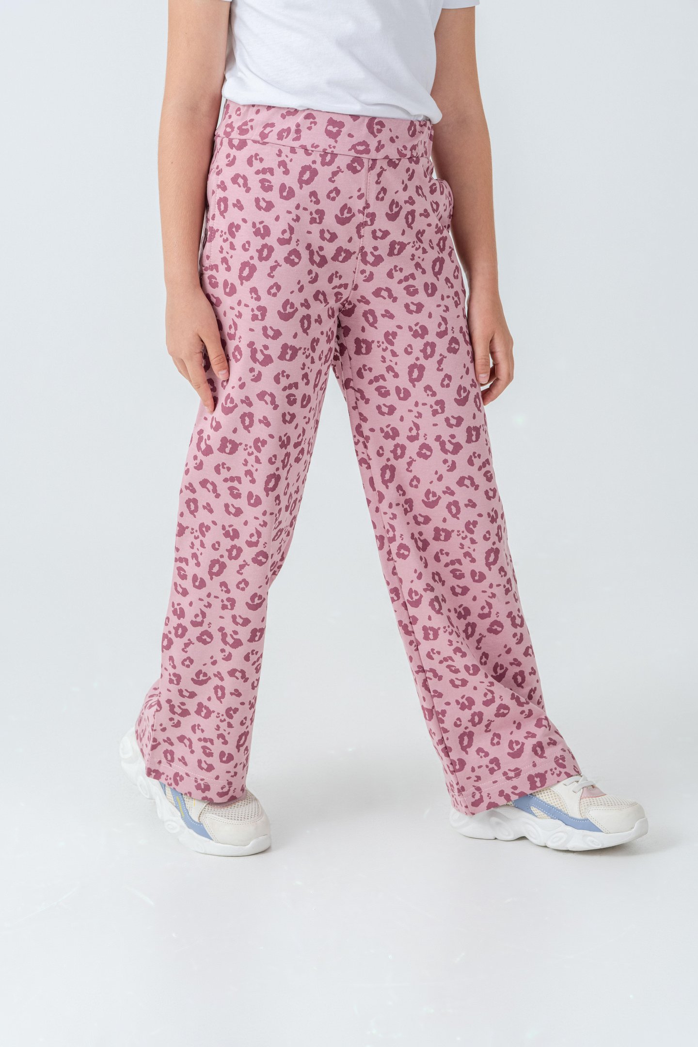 Tüm Alan Baskılı Kız Çocuk Eşofman Altı