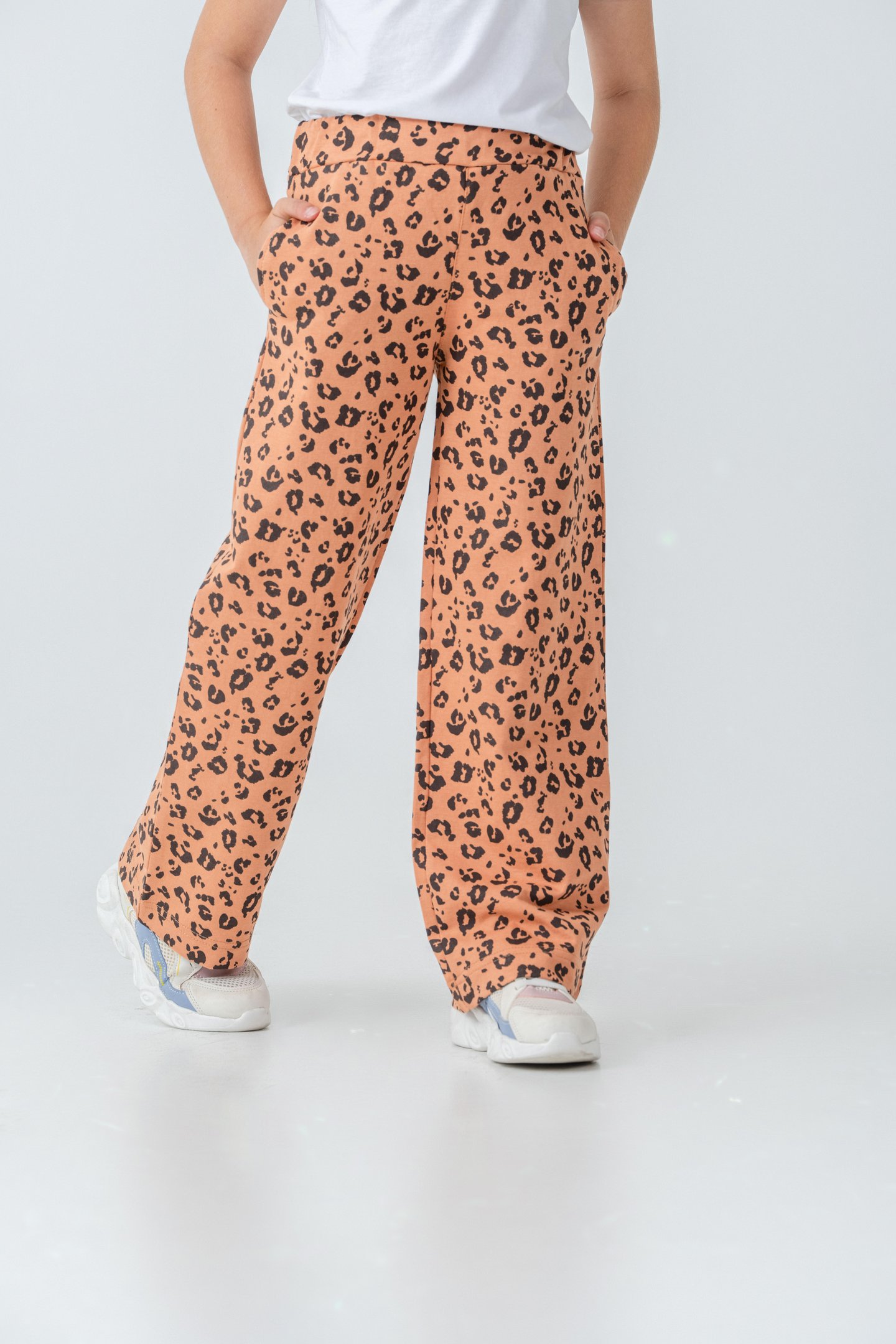 Tüm Alan Baskılı Kız Çocuk Eşofman Altı