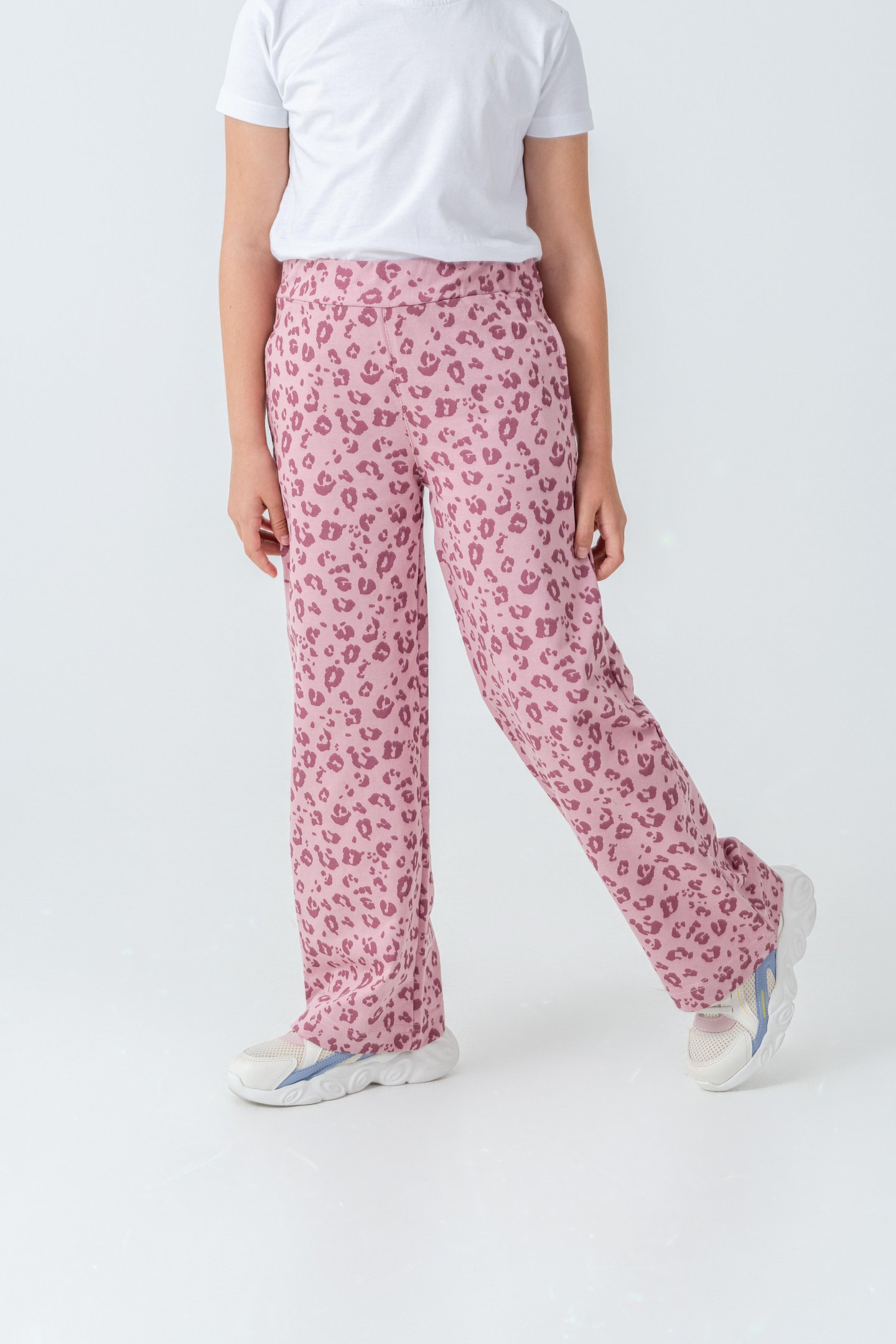 Tüm Alan Baskılı Kız Çocuk Eşofman Altı