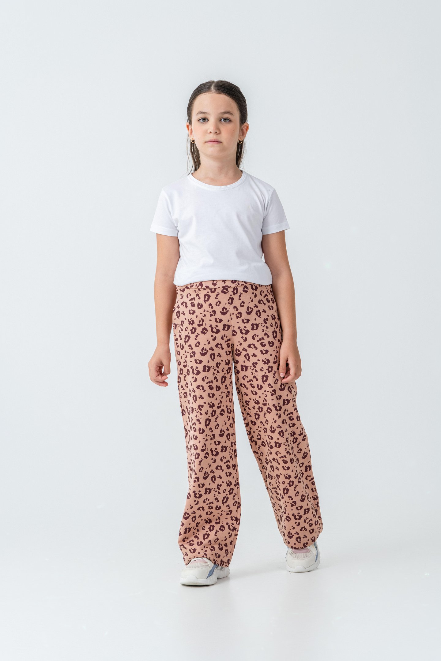 Tüm Alan Baskılı Kız Çocuk Eşofman Altı