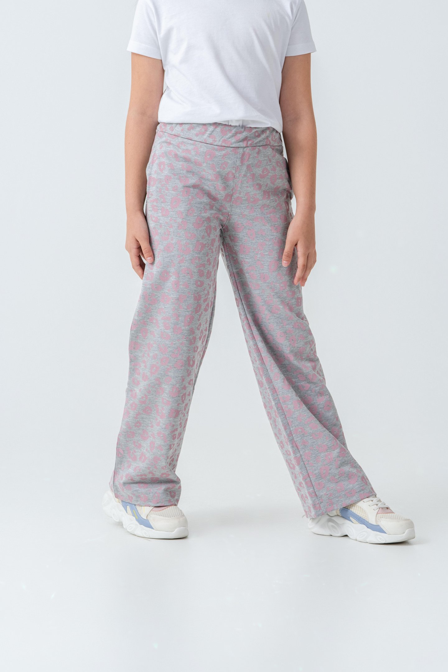 Tüm Alan Baskılı Kız Çocuk Eşofman Altı