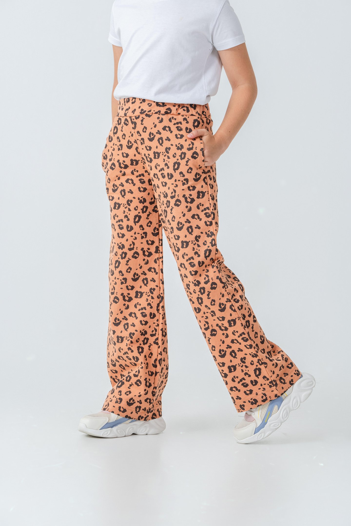 Tüm Alan Baskılı Kız Çocuk Eşofman Altı