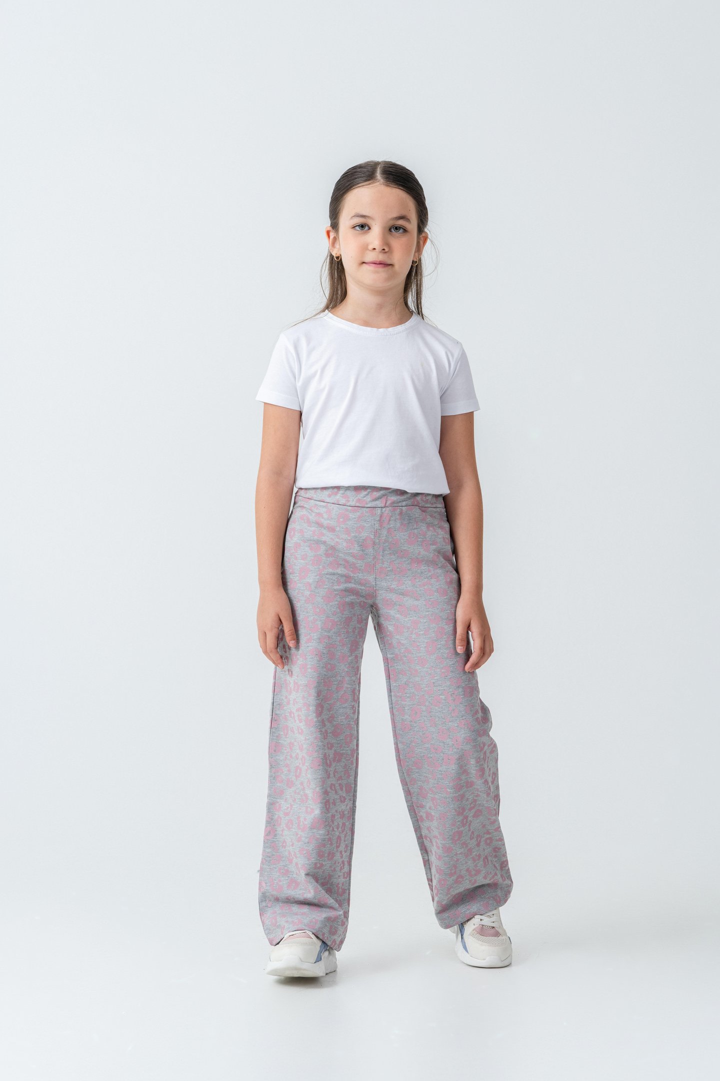 Tüm Alan Baskılı Kız Çocuk Eşofman Altı