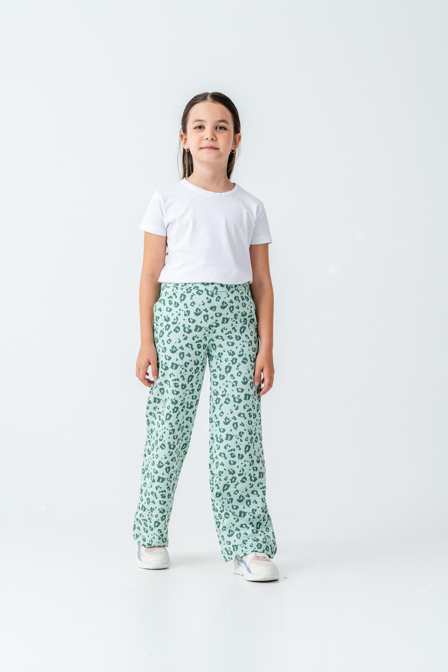 Tüm Alan Baskılı Kız Çocuk Eşofman Altı