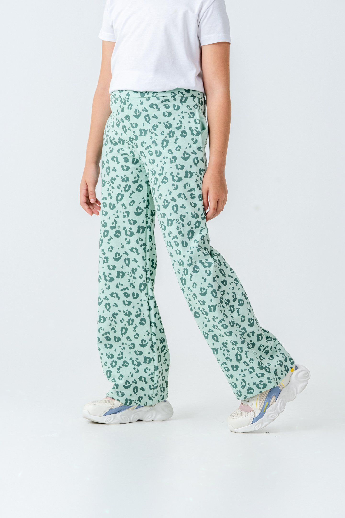 Tüm Alan Baskılı Kız Çocuk Eşofman Altı