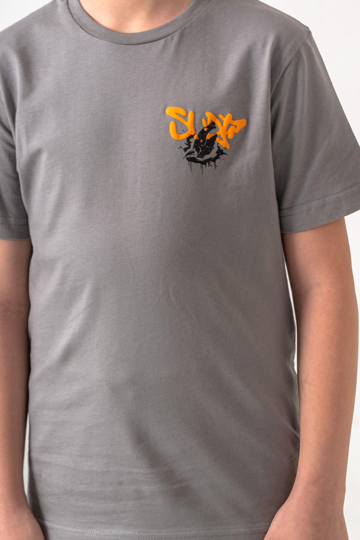 Ust On Ve Arka Baskılı Erkek Çocuk Şort - Tişört Takımı