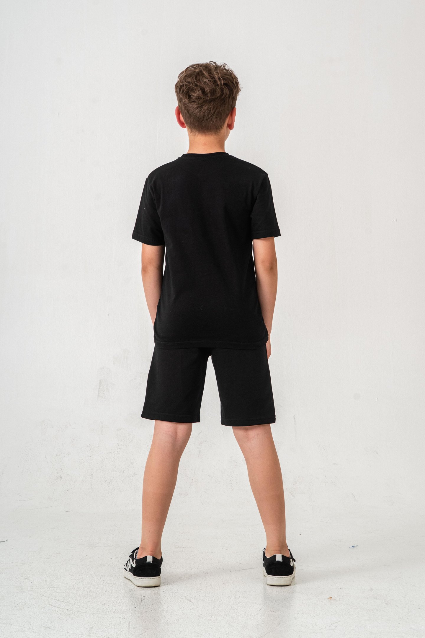 Vacation Time Baskılı Bacak  Baskı Detaylı  Erkek Çocuk Şort - Tişört Takımı