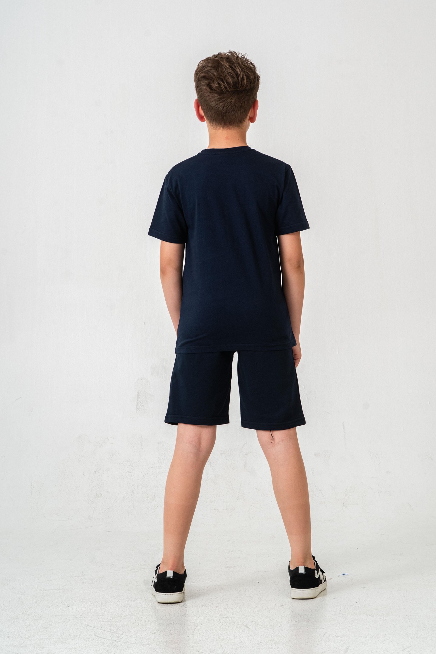 Vacation Time Baskılı Bacak  Baskı Detaylı  Erkek Çocuk Şort - Tişört Takımı