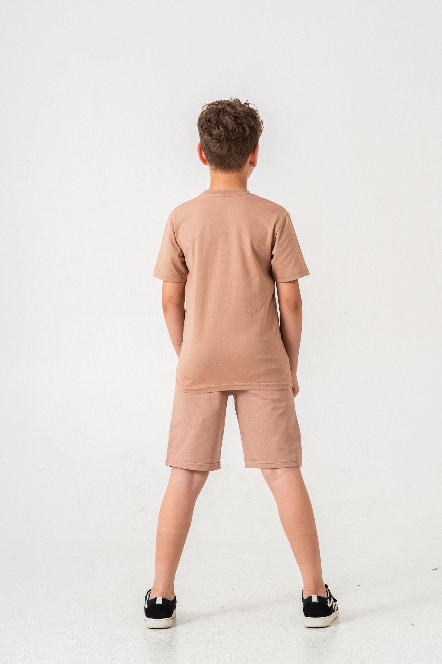 Vacation Time Baskılı Bacak  Baskı Detaylı  Erkek Çocuk Şort - Tişört Takımı