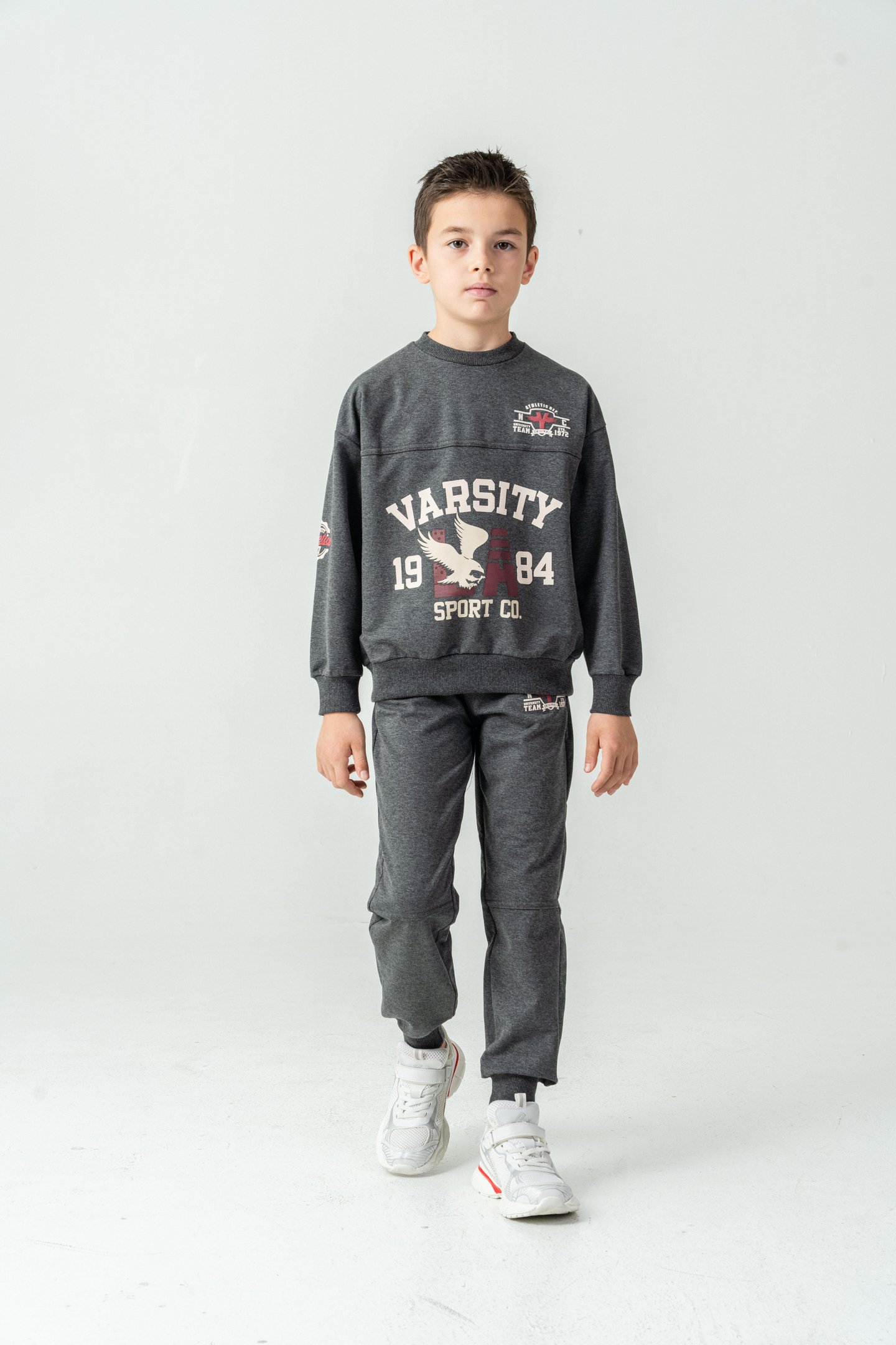 Varsity 1984 Sport Co. Baskılı Erkek Çocuk Alt Üst Eşofman Takımı