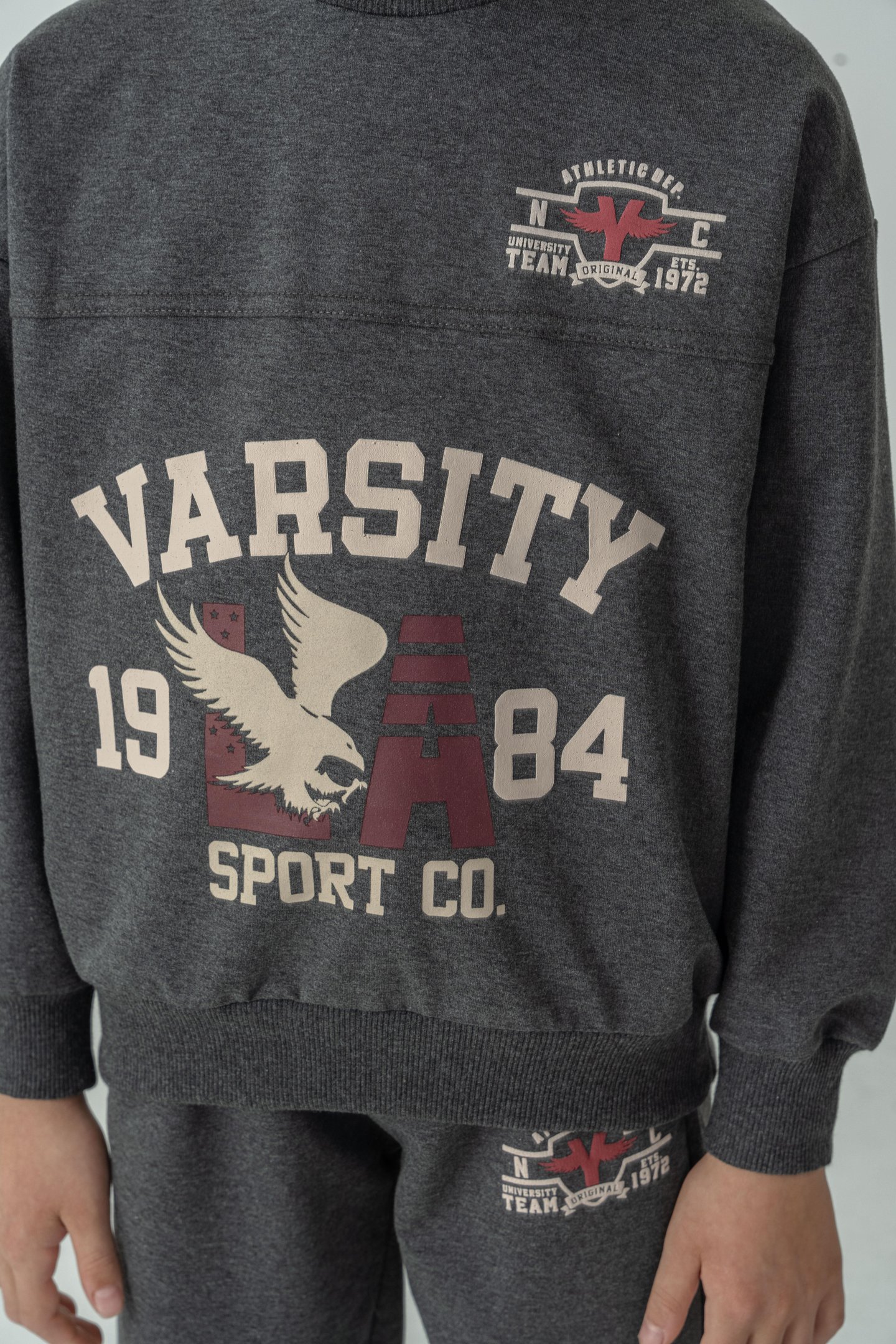 Varsity 1984 Sport Co. Baskılı Erkek Çocuk Alt Üst Eşofman Takımı